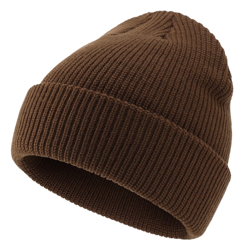 Connectyle Classic Men's Warm Winter Hats Acrylic Knit Cuff Beanie Cap Daily Beanie Hat (Coffee) - Image 2